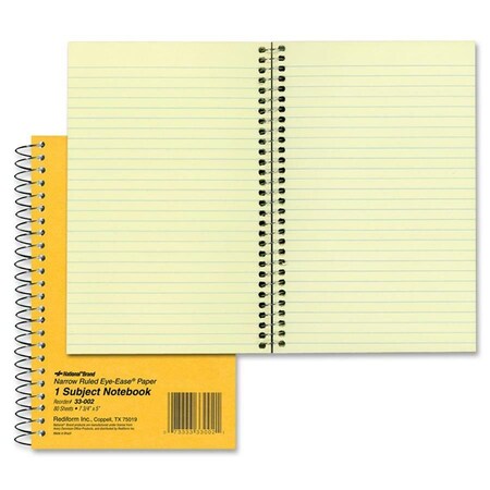 Rediform Notebook, Narrow, 7.75X5, 80Sh Pk RED33002